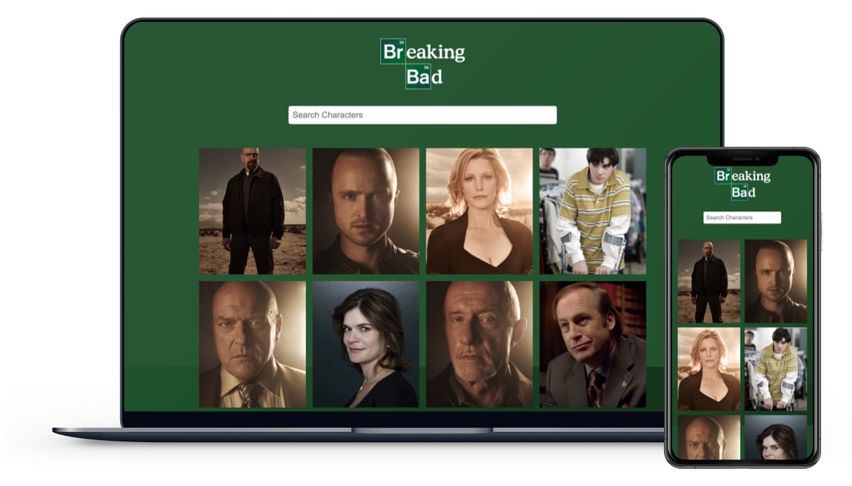 Breaking Bad Character App - Singhdev