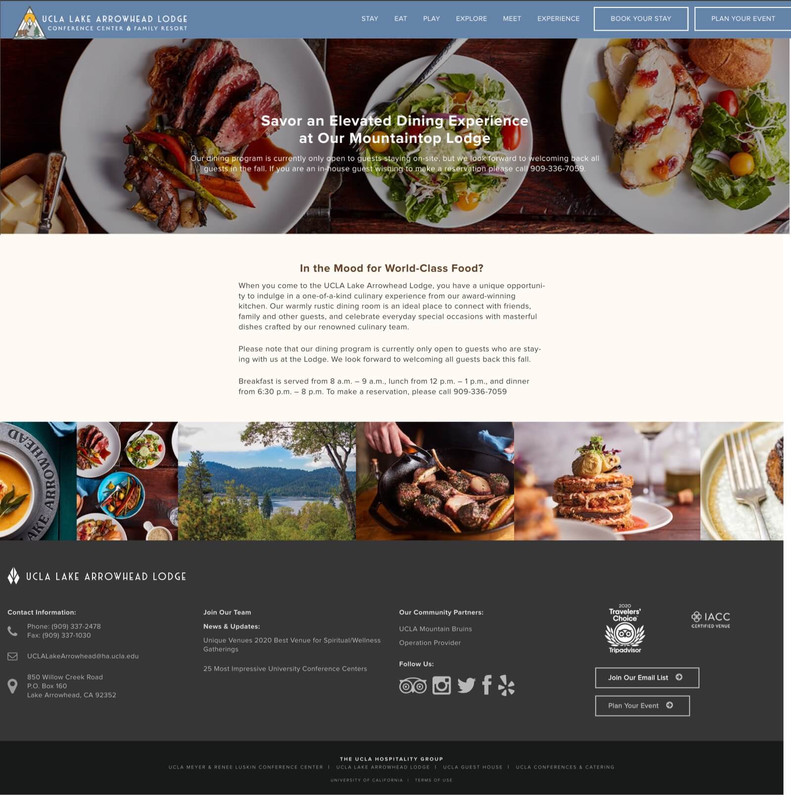 Dining Page