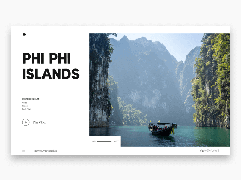 Phi Phi Islands - Web Development Project